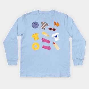 Chungking Express elements Kids Long Sleeve T-Shirt